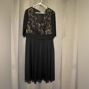 Knee Length Lace Dress